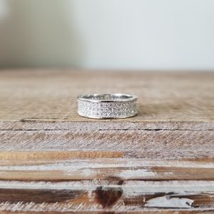 2ct Luxury Micro Pave Eternity Unisex Band